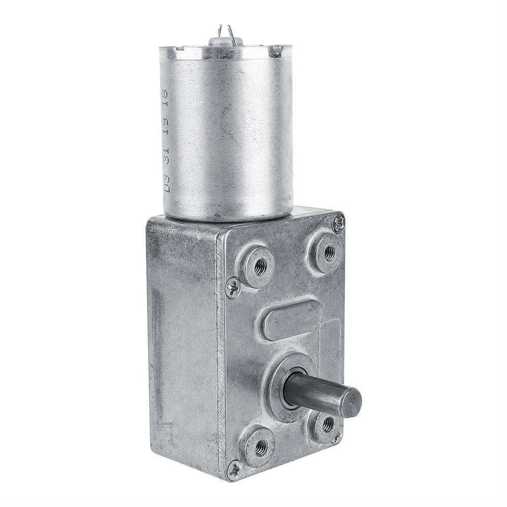 DC 12V Speed Reduction Gear Motor Electric High Motor Reversible Geared Replacement Motor 2RPM