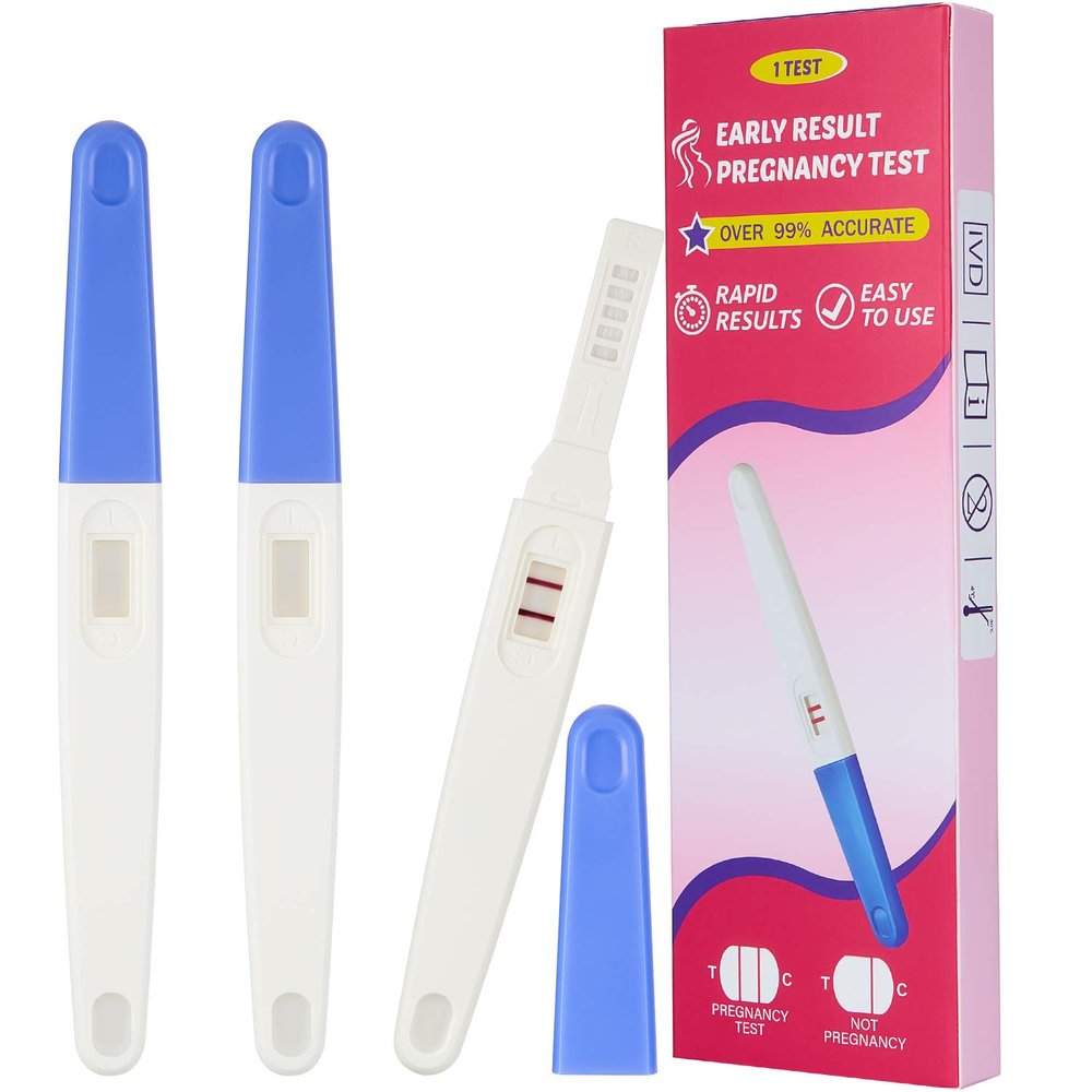 Skylety 3 Pack Fake Pregnancy Test Prank Kit - Realistic Positive Result Joke Sticks Prank Fake Early Result Pregnancy Test for Hilarious Gags and Practical Jokes(Blue)