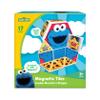CreateOn Sesame Street Cookie Monsters Shapes Magnetic Playset, Magnetic Building Toys, STEM & Montessori Educational Toys for Ages 3+, 17 Pieces view 1