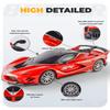 BEZGAR Remote Control Ferrari Car - 1:24 Scale Ferrari Electric Sport Racing Toy Car Model Vehicle, 2.4Ghz Licensed Red RC Car Series for Adult, Girls, Boys Age 8 9 10 11 12 Years Holiday Ideas Gift view 4