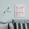 Stupell Industries Wonderfully Made Faith Based Psalm Floral Pink Canvas Gigi Louise Wall Art, 24 x 30 view 2