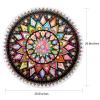 Bgraamiens Puzzle-Geometric Colorful Mandala-1000 Pieces Creative Geometric Round Blue Board Colorful Mandala Jigsaw Puzzle view 3
