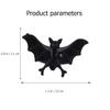TOYANDONA Halloween Bat Halloween Flashing Rings 1 Bat Ring Flashing Costume Luminous s Jelly Plastic White Party Favors view 2