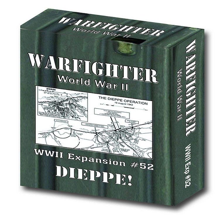 DVG: Expansion Kit #52, Dieppe Raid Battlepack, for Warfighter WWII Solitaire Boardgame