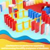 Bulk Dominoes Pro-Domino Kit | Dominoes Set, STEM STEAM Small Toys, Family Games for Kids, Kids Toys and Games, Building, Toppling, Chain Reaction Sets (Basic) view 3