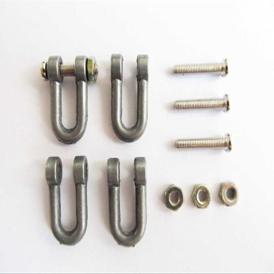 TOUCAN RC HOBBY 1/16 Scale German Tiger I RC Tank Metal Tow Shackles with Screws MT072