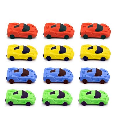 36 Pcs Racing Car Pencil Eraser Set, for Kids, Children's Gifts, Party Favor, Classroom Rewards (Racing Car)