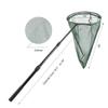 RESTCLOUD Professional Insect and Butterfly Net with 14" Stainless Ring, 26" Net Depth, Strong Aluminum Telescopic Handle Extends to 39", Full Extended to 53 Inches Green view 2