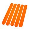 BRANDWINLITE Colored Silicone Rubbber Slap Bracelets wristbands for Kid's Toys,Party Favors,Kindergarten Playing,Classes Teaching,Carnival RewardsDIY Marker Painting & Reuse;Gift Papers wrapping or Cables Rolling Holders-Orange view 1