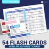 Biblical Hebrew Alphabet Flash Cards  54 Alef-Bet Letters with Transliteration & Pronunciation  Educational Language Learning Tool for Students & Adults  Briston Hebrew Edition view 4