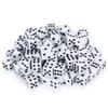 Brybelly Bulk Dice for Board Games, Casino Games & Tabletop RPGs - D6 Standard 16mm Game Dice Pack - White, 100 Count view 1