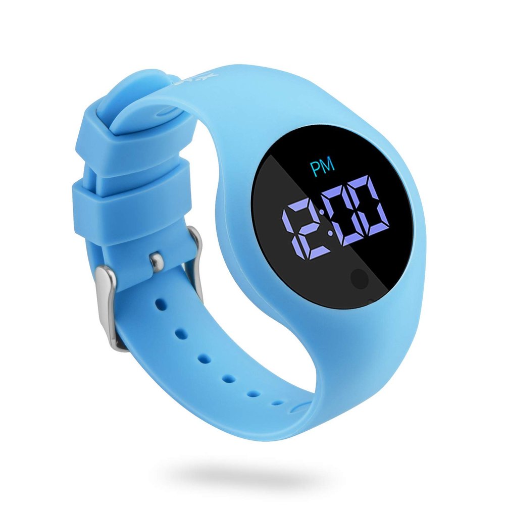 UpPro Potty Training Watch with Countdown Timer, Rechargeable and Water Resistant Toddler Watch, Musical Potty Trainer Alarm for Toilet Training Boys and Girls (Blue)