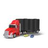 Driven by Battat  Large Toy Carrier Truck for Kids  Toy Transport Truck & 2 Toy Cars  Toy Pull-Back Cars  Pretend Play  3 Years +  Turbo Transport view 1