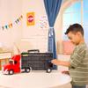 Driven by Battat  Large Toy Carrier Truck for Kids  Toy Transport Truck & 2 Toy Cars  Toy Pull-Back Cars  Pretend Play  3 Years +  Turbo Transport view 2