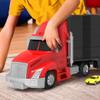 Driven by Battat  Large Toy Carrier Truck for Kids  Toy Transport Truck & 2 Toy Cars  Toy Pull-Back Cars  Pretend Play  3 Years +  Turbo Transport view 4