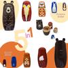 GRPSKCOS Russian Nesting Dolls Animal Bear Matryoshka Dolls Cute Handmade Wooden Toys Set of 5 for Kids01 Bear view 3