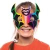 Baker Ross AX228 Halloween Scratch Art Masks - Pack of 8, Halloween Decorations, Ideal for Kids to Design and Decorate view 3