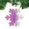 Baker Ross AX403 Snowflake Wooden 3D Decorations - Pack of 6, Christmas Decorations for Kids to Decorate and Display, Ideal Kids Arts and Crafts Project view 3