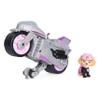 Paw Patrol, Moto Pups Skyes Deluxe Pull Back Motorcycle Vehicle with Wheelie Feature and Toy Figure view 1
