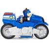 Paw Patrol, Moto Pups Chases Deluxe Pull Back Motorcycle Vehicle with Wheelie Feature and Toy Figure view 4