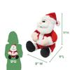 Cuddle Barn - LOL Santa! Tickle My Tummy Plush Christmas Toy | Sings Sways to Jingle Bells | Touch Sensor Interrupts Song with Laughing | White Elephant Gift for Adults, Teens, Kids - 11" view 2