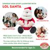 Cuddle Barn - LOL Santa! Tickle My Tummy Plush Christmas Toy | Sings Sways to Jingle Bells | Touch Sensor Interrupts Song with Laughing | White Elephant Gift for Adults, Teens, Kids - 11" view 4