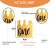 Yellow First Birthday Party Crown - Wild One Theme, Birthday Supplies view 2