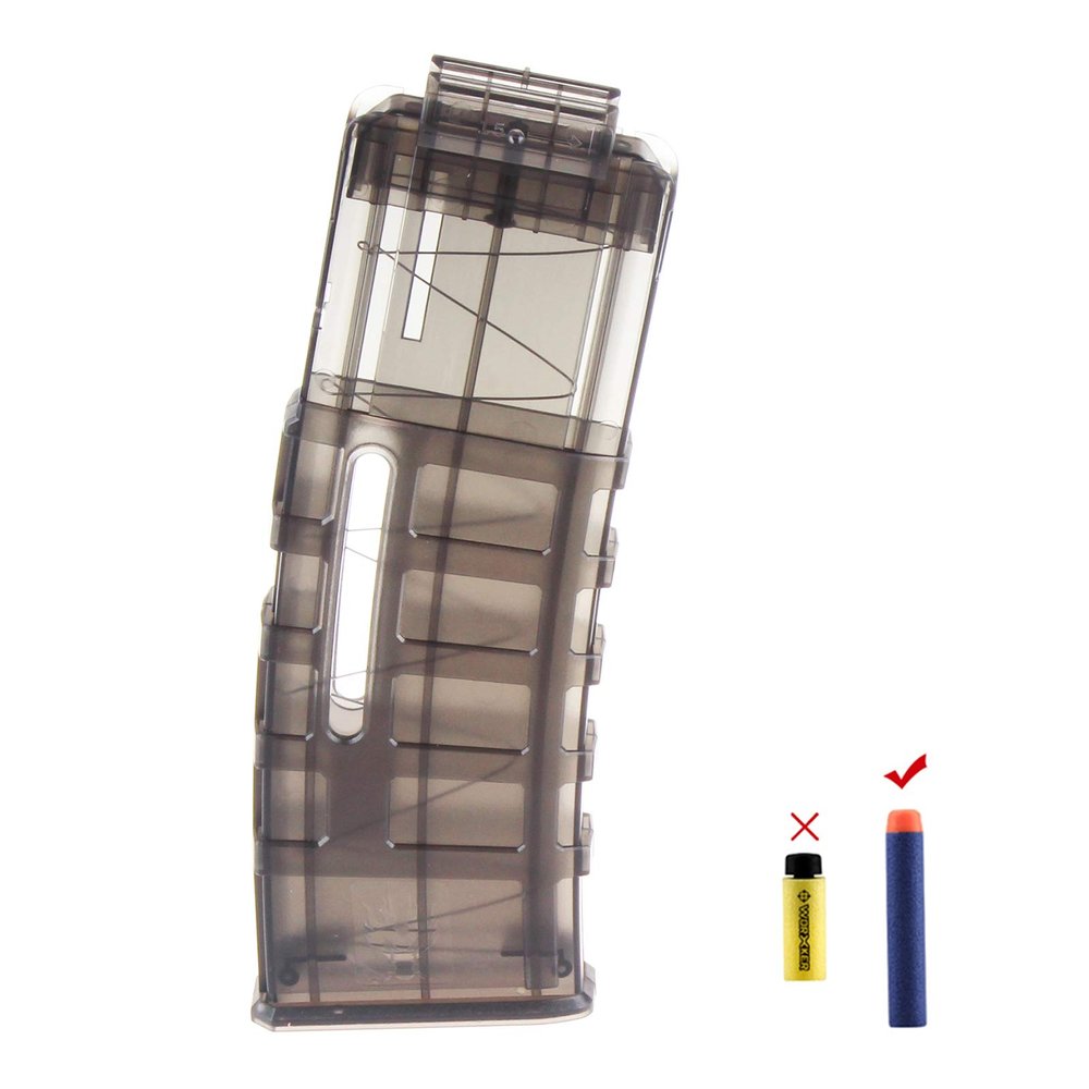 WORKER F10555 15 Darts Bullet Clips Common-use Injection Molding Magazine Clip Tactical for Nerf N-Strike Elite