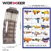 WORKER F10555 15 Darts Bullet Clips Common-use Injection Molding Magazine Clip Tactical for Nerf N-Strike Elite view 4
