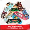 TECH DECK DLX Pro 10-Pack Fingerboards, Collectible Mini Skateboards with Authentic Skate Graphics, Skateboarding Toy Set for Kids Ages 6+, Gift for Boys, Girls & Skate Lovers view 3