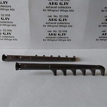 R.X Exhaust Pipes for AEG G.IV Airplane WingnutWings 1/32 REXx 32058 Branch Pipes