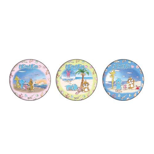 Bonobono 01 Set of 3 Sunset, Nap & Beach [Graphart] Tin Badges