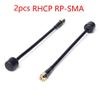 iFlight 2PCS Albatross 5.8GHz 3Dbi 5000-6000MHz 150mm RHCP/LHCP RP-SMA FPV Antenna for Fatshark EV200D FPV Goggles Drone (RHCP SMA Female) view 2