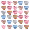 MLcnleS Colorful Doll Underwear Clothes Fits 11.5 Inch Dolls - Striped Flower Solid Color Random Pattern Elastic Doll Accessories 30 Piece view 1
