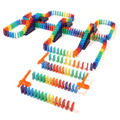 Bulk Dominoes Mini Domino Kit | Dominoes Set, STEM STEAM Small Toys, Family Games for Kids, Kids Toys and Games, Building, Toppling, Chain Reaction Sets (Expert)