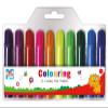 10 Chunky Mini Markers Kids Childrens Colouring Arts and Crafts Set 3+ view 1