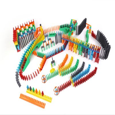 Bulk Dominoes Pro-Domino Kit | Dominoes Set, STEM STEAM Small Toys, Family Games for Kids, Kids Toys and Games, Building, Toppling, Chain Reaction Sets (Power)