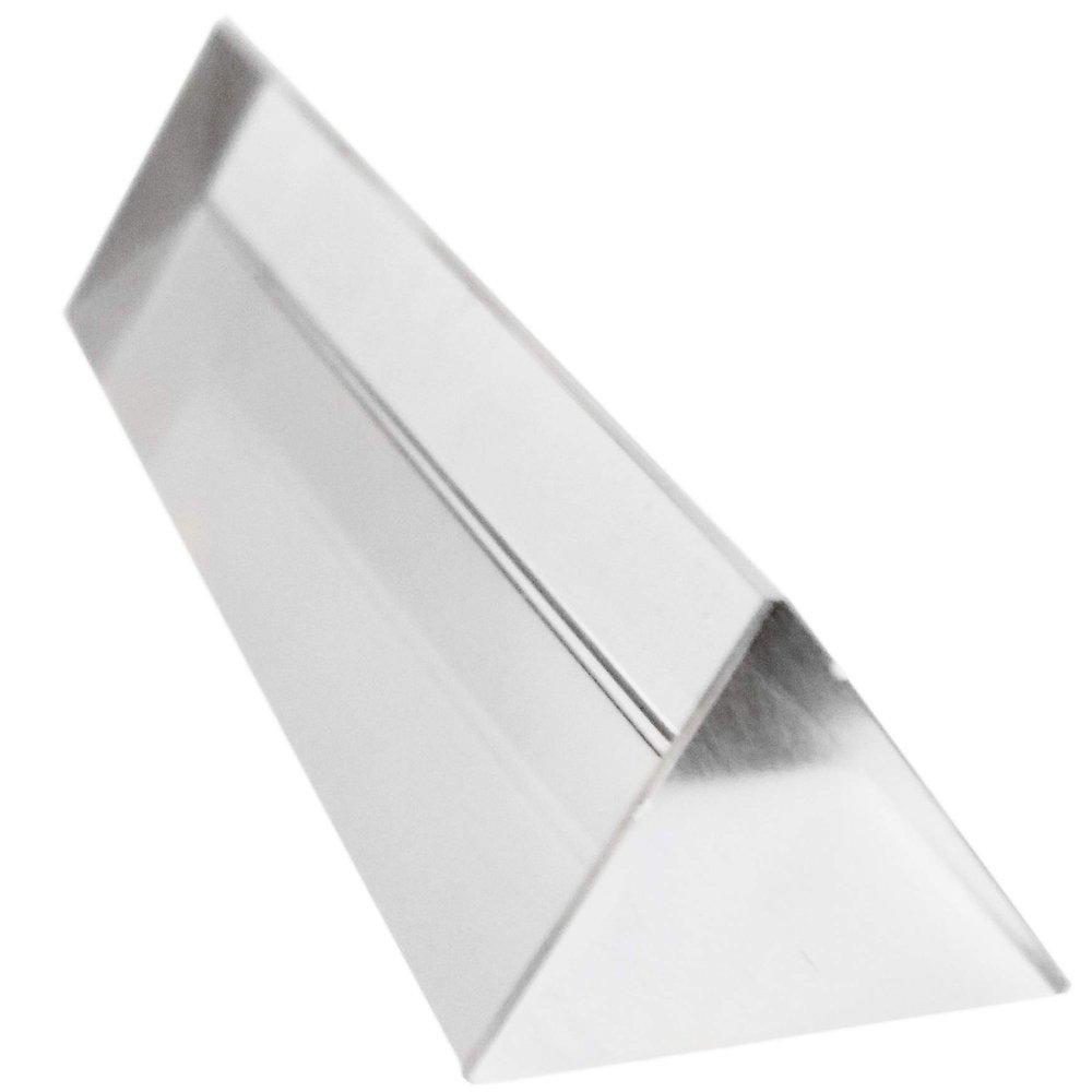 GSC 4-90977-10, Glass Equilateral Prism, 25mm Edges, 150mm Length, Pack of 10