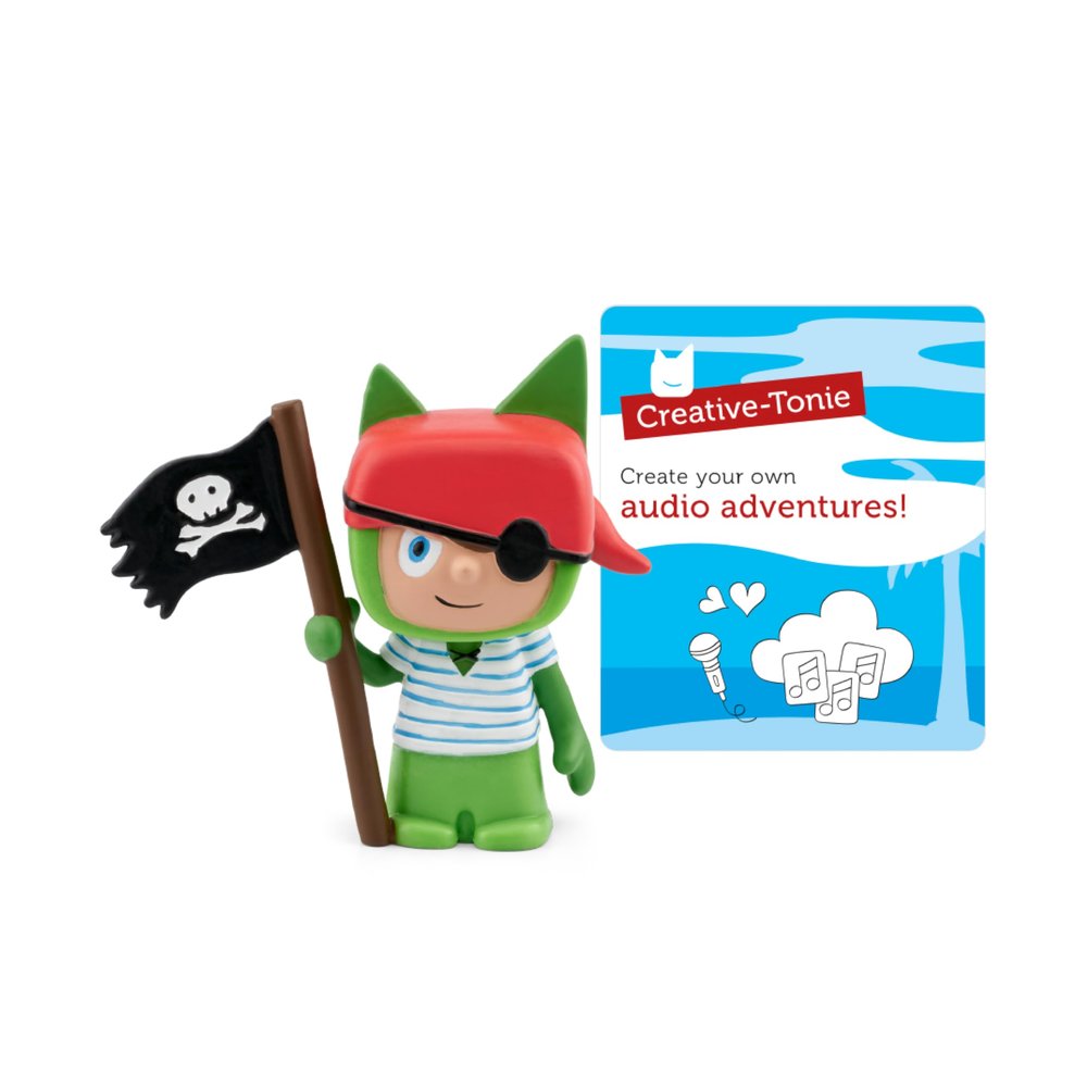 Tonies Pirate Creative Toy Figurine - Record and Upload up to 90 Minutes of Your Own Stories and Songs