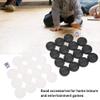 22mm Plastic Black White Backgammon and Checkers Chips Pieces Replacement Ridged Game Chips Travel Backgammon view 3