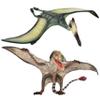 Gemini&Genius Pterosau Dinosaur Toys for Kids, Pterosaur Toy Figure, Flying Dinosaur Toys, Pterodactyl Toys, Pteranodon Figure Toys, Gifts or Cake Toppers for Kids2Pcs view 1