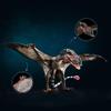 Gemini&Genius Pterosau Dinosaur Toys for Kids, Pterosaur Toy Figure, Flying Dinosaur Toys, Pterodactyl Toys, Pteranodon Figure Toys, Gifts or Cake Toppers for Kids2Pcs view 3