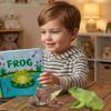 Gemini&Genius Tree Frog Realistic Hand Painted Toy Large Size Bullfrog Figurine Model Quality Construction Rubber Animals Educational and Role Play Toys for Ages 3 and Up Kids view 4