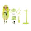 Rainbow High Karma Nichols  Neon Green Fashion Doll with 2 Doll Outfits to Mix & Match and Doll Accessories, Great Gift for Kids 6-12 Years Old view 2