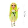 Rainbow High Karma Nichols  Neon Green Fashion Doll with 2 Doll Outfits to Mix & Match and Doll Accessories, Great Gift for Kids 6-12 Years Old view 3