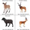 Flormoon Animal Figures 8 pcs Realistic Plastic Sheep Figurines Set Includes Black Lamb, Pronghorn Antelope etc. Science Project, Learning Educational Toys, Birthday Gift for Kids Toddlers view 2
