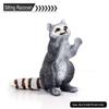 FLORMOON Animal Figures 3 pcs Realistic Plastic Raccoon Family Action Model Science Project, Learning Educational Toys, Birthday Gift, Cake Topper for Kids Toddlers view 2