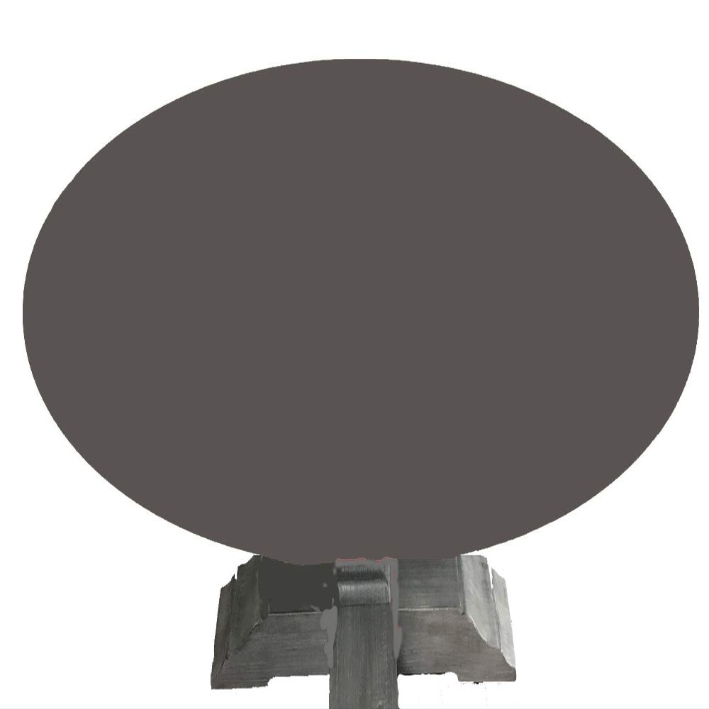 Playezze Made to Order: Poker Table Cover fits Oval/Round Table - Leaf Insert in Speed lite + pad - Felt Table Cover Alternative for Tournament Play (Charcoal, 38 by 60 inch Oval)