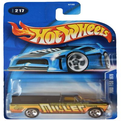 Mattel Hot Wheels Ford F150 1979 #217, Black/Yellow