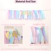 WAOUH Baby Girl Banner for 1st Birthday - Highchair Banner for First Birthday Decoration, Cake Smash Photo Prop, Tulle Garland Banner (light Aqua and Light Blue) view 2